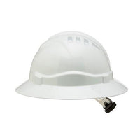 Pro Choice V6 Hard Hat Vented Full Brim - HH6FB PPE Pro Choice WHITE  