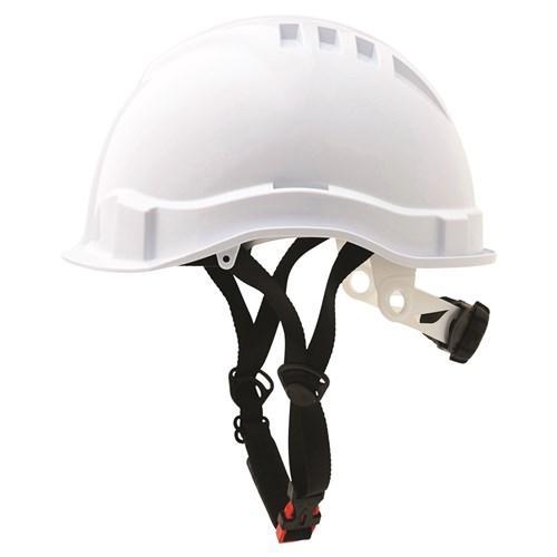Pro Choice Airborne Linesman Hard Hat Unvented Micro Peak, 6 Point Ratchet Harness - HH6MP PPE Pro Choice WHITE  