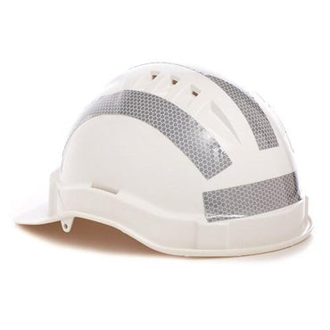Pro Choice Hard Hat Reflective Tape - Curved (10 Per Sheet) - HHRTC PPE Pro Choice   