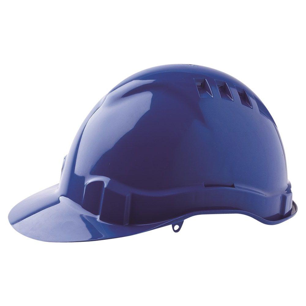 Pro Choice Hard Hat (V6) - Vented, 6 Point Push-lock Harness - HHV6 PPE Pro Choice BLUE  