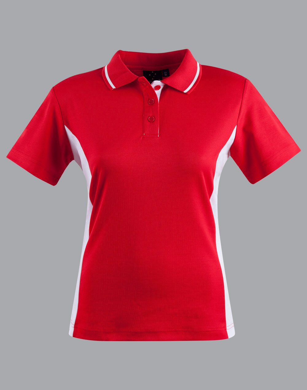 Teammate Polo Shirt Ladies  PS74 Casual Wear Winning Spirit 8 Red/White 