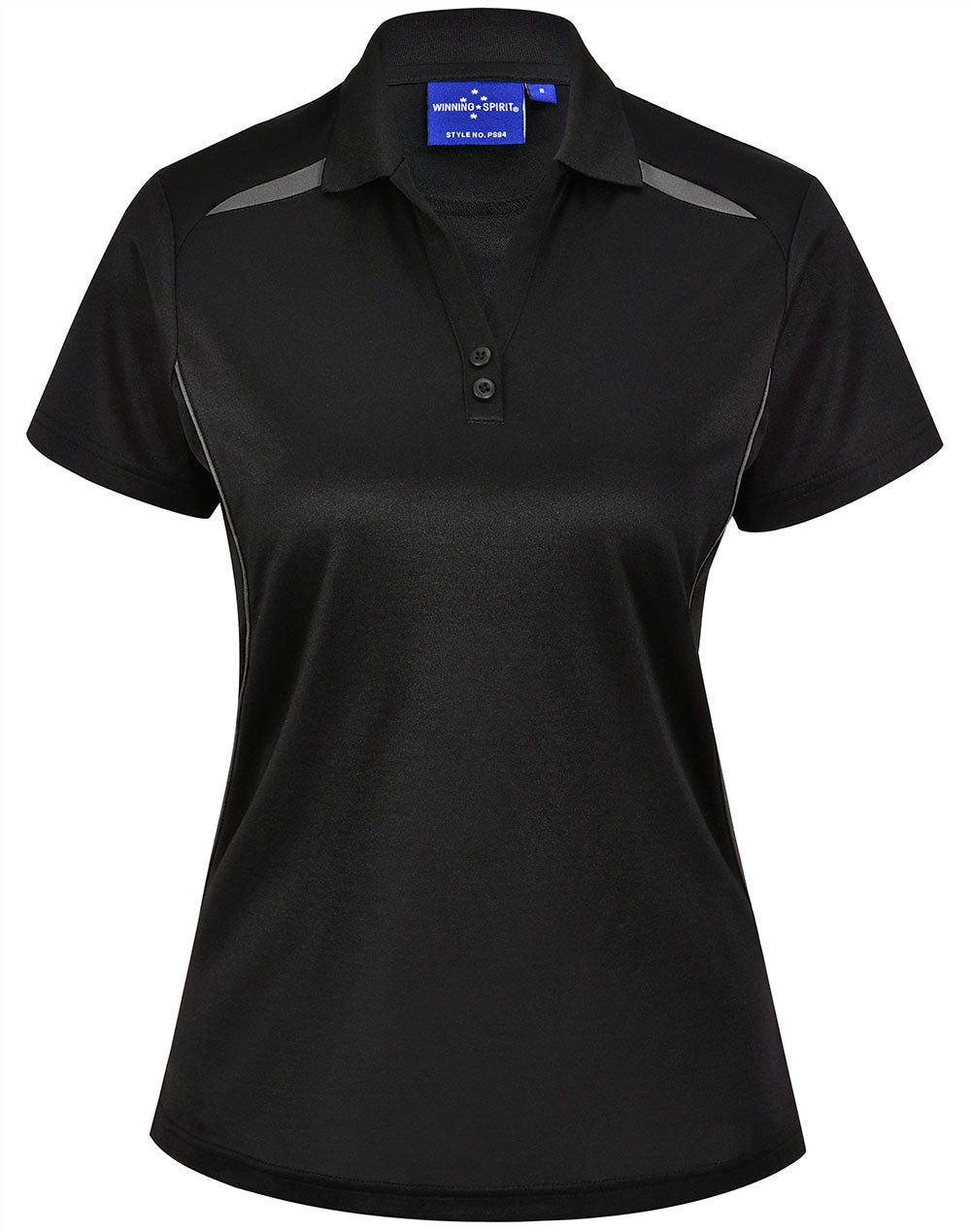 Winning Spirit Women's Sustainable Poly-Cotton Contrast Polo PS94 Casual Wear Winning Spirit   