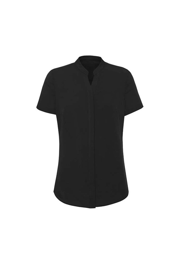 Biz Corporates Juliette Short Sleeve Blouse RB977LS Corporate Wear Biz Corporates 4 Black 
