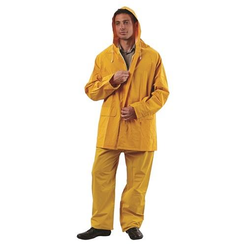 Ppro Choice Rain Jacket - Yellow Pvc, 3/4 Length - RJ PPE Pro Choice S  