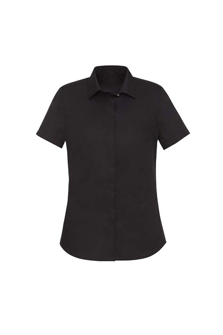 Biz Corporates Charlie Ladies Short Sleeve Shirt RS968LS - Flash Uniforms 