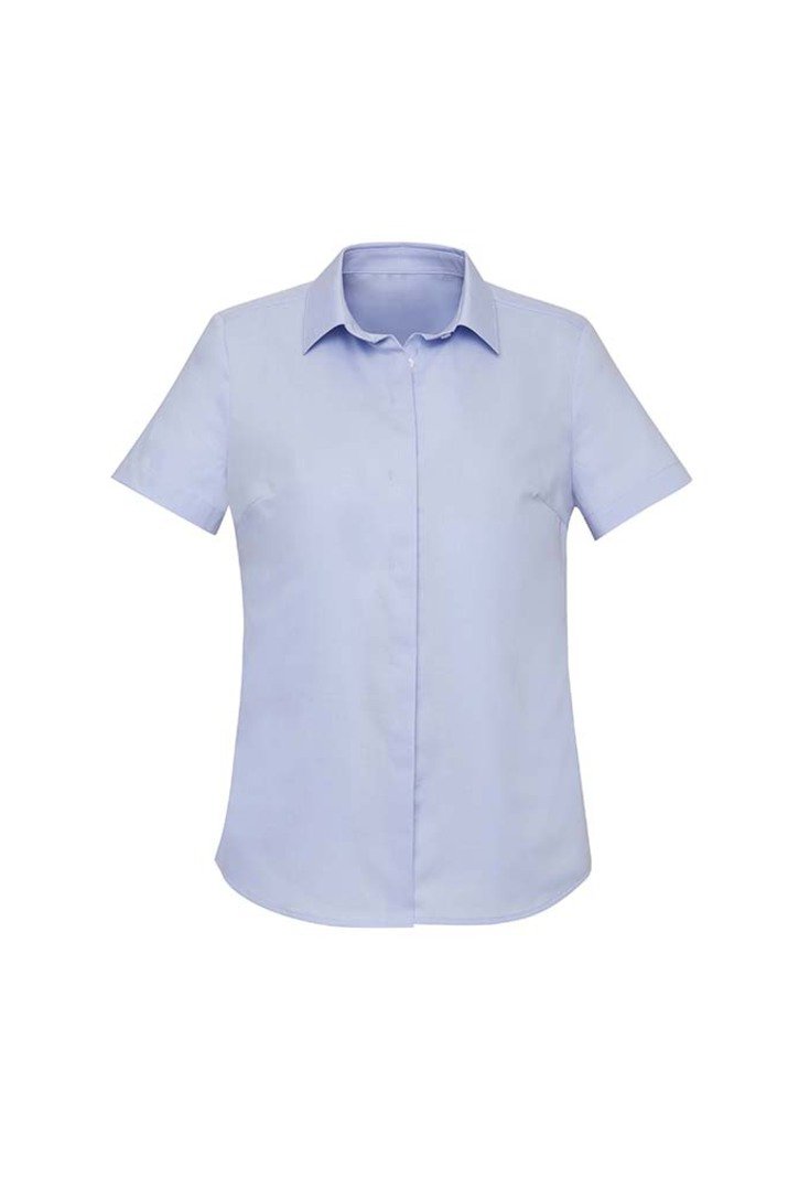 Biz Corporates Charlie Ladies Short Sleeve Shirt RS968LS - Flash Uniforms 