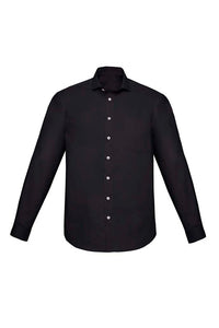 Biz Corporates Charlie Mens Classic Fit L/S Shirt RS968ML Corporate Wear Biz Corporates S Black 
