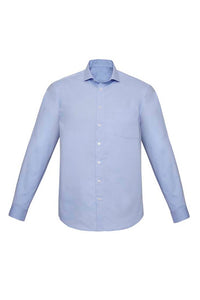 Biz Corporates Charlie Mens Classic Fit L/S Shirt RS968ML Corporate Wear Biz Corporates S Blue Chambray 