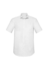 Biz Corporates Charlie Mens Classic Fit S/S Shirt RS968MS Corporate Wear Biz Corporates S White 