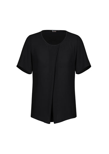 Biz Corporates Sydney Top RT065LS Corporate Wear Biz Corporates 4 Black 