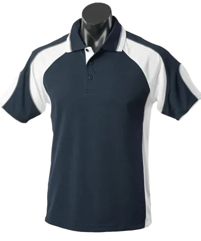 Aussie Pacific Murray Junior School Uniform Polo Shirt 3300 Casual Wear Aussie Pacific Navy/White/Ashe 6 