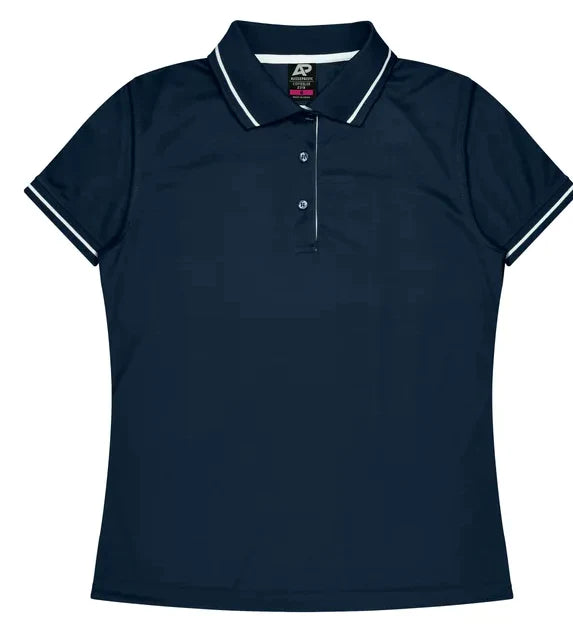 Aussie Pacific Cottesloe Lady Polo Shirt 2319  Aussie Pacific NAVY/WHITE 6 