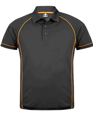 Aussie Pacific Men's Endeavour Polo Shirt 1310 Casual Wear Aussie Pacific S Slate/Orange 