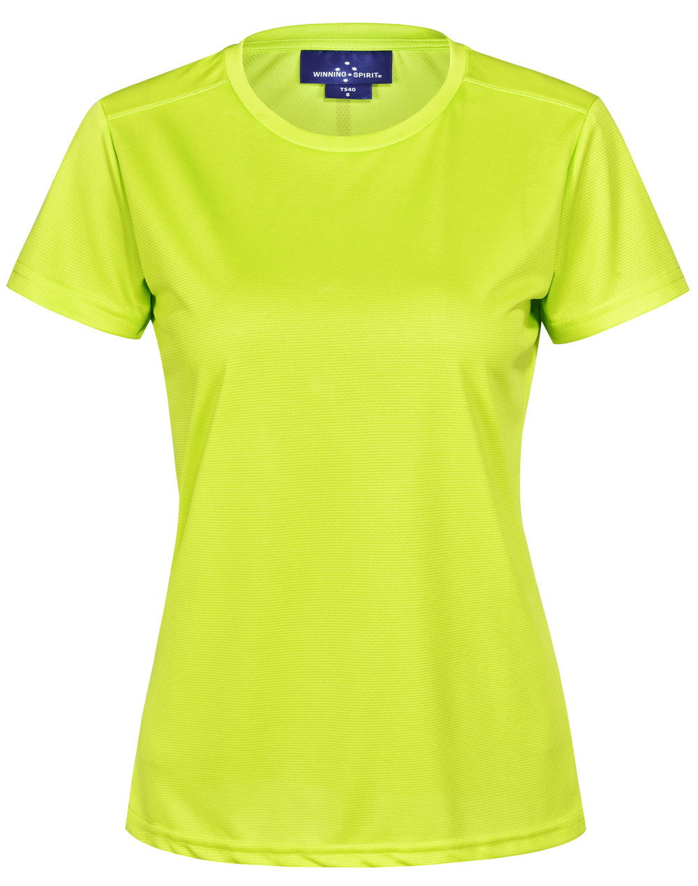 Ladies Rapid Cool TM  Ultra Light Tee Shirt TS40 Casual Wear Winning Spirit Lime Green 6 