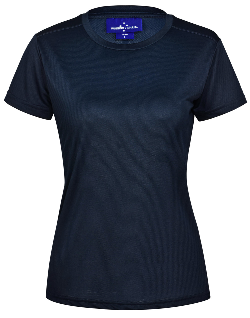 Ladies Rapid Cool TM  Ultra Light Tee Shirt TS40 Casual Wear Winning Spirit Navy 6 