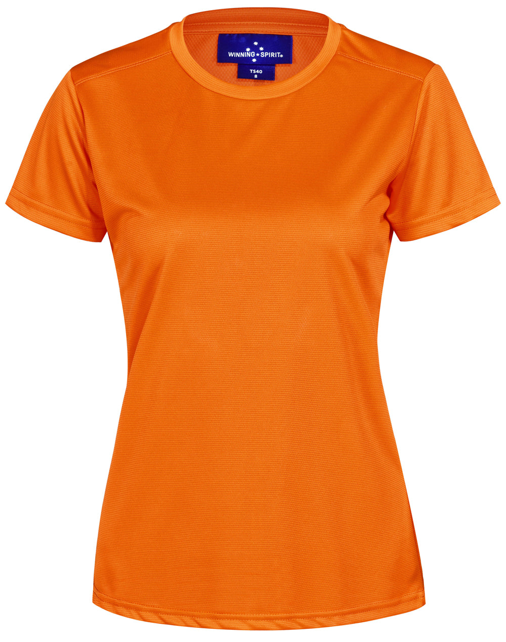 Ladies Rapid Cool TM  Ultra Light Tee Shirt TS40 Casual Wear Winning Spirit Orange 6 