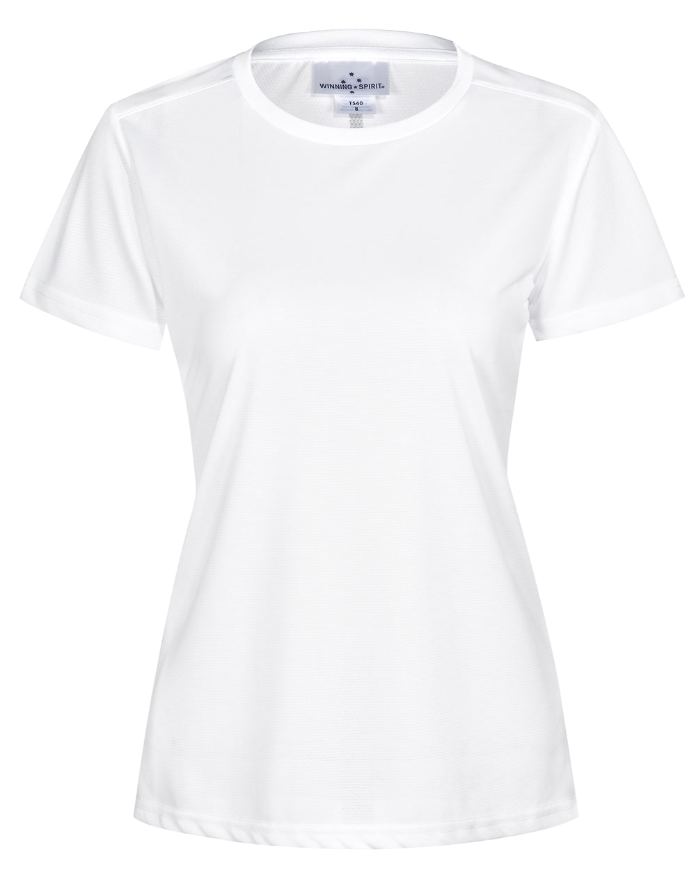 Ladies Rapid Cool TM  Ultra Light Tee Shirt TS40 Casual Wear Winning Spirit White 6 