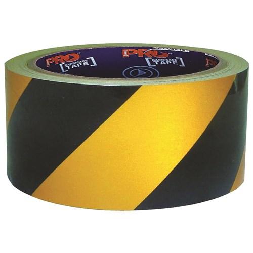 Pro Choice Hazard Tape Black & Yellow Self Adhesive - YB3075-SA PPE Pro Choice 30M X 75MM  