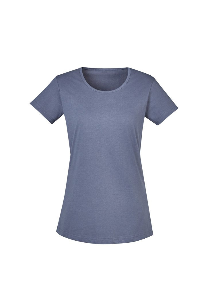 Womens Streetworx Tee Shirt ZH735 Work Wear Syzmik Petrol Blue XS 