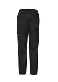 SYZMIK Women’s Essential Cargo Pants ZP730 Work Wear Syzmik Black 4 
