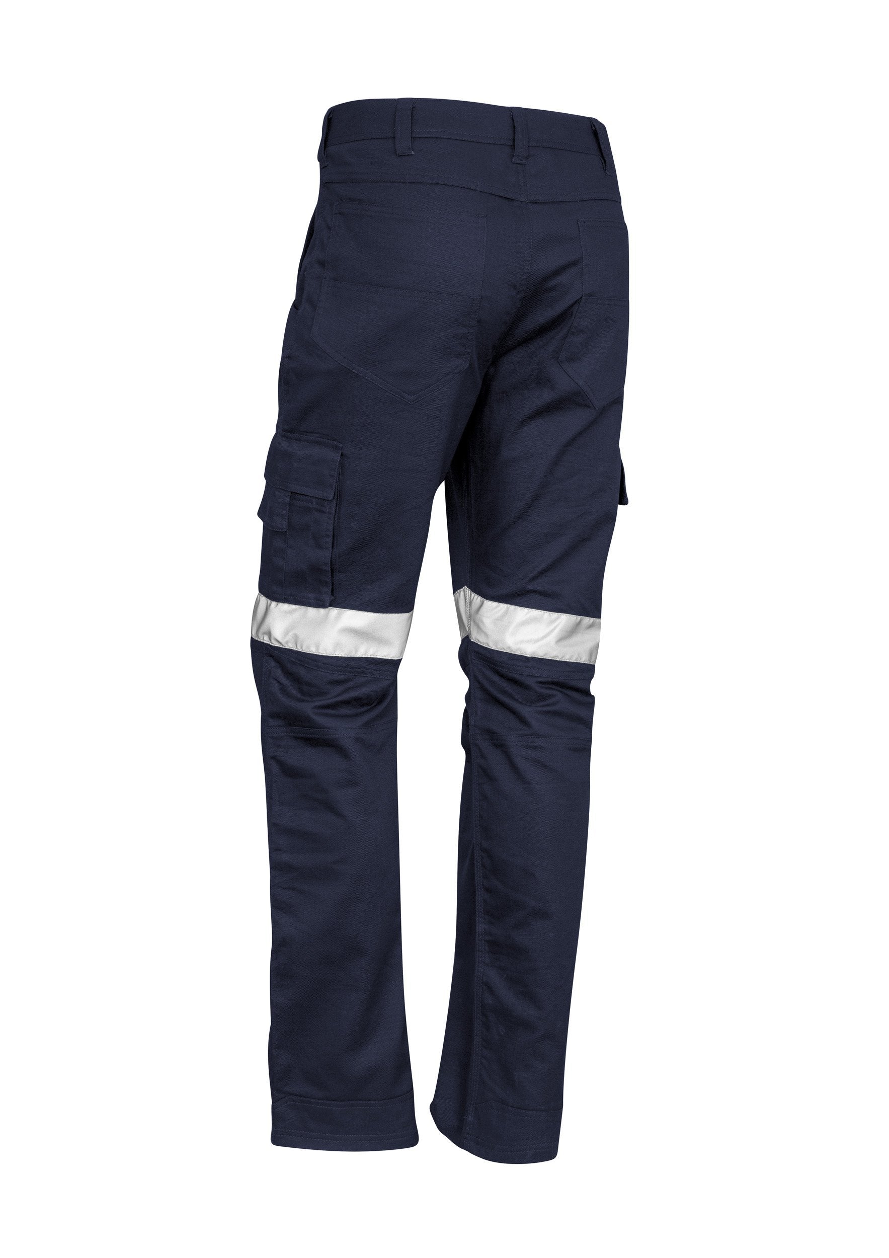 Mens Rugged Cooling Taped Pant (Stout) ZP904S Work Wear Syzmik Navy 87S 