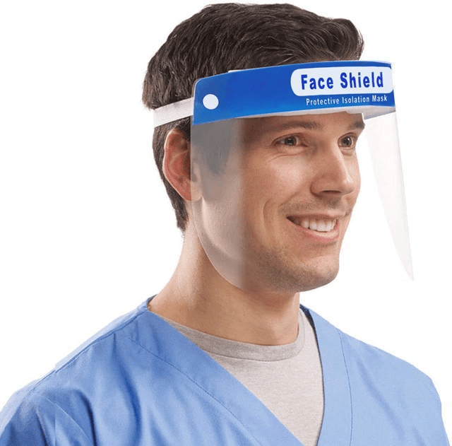 Face Anti-fog Transparent Disposable Visor x10 PPE flash uniforms   