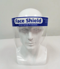 Face Anti-fog Transparent Disposable Visor x10 PPE flash uniforms   