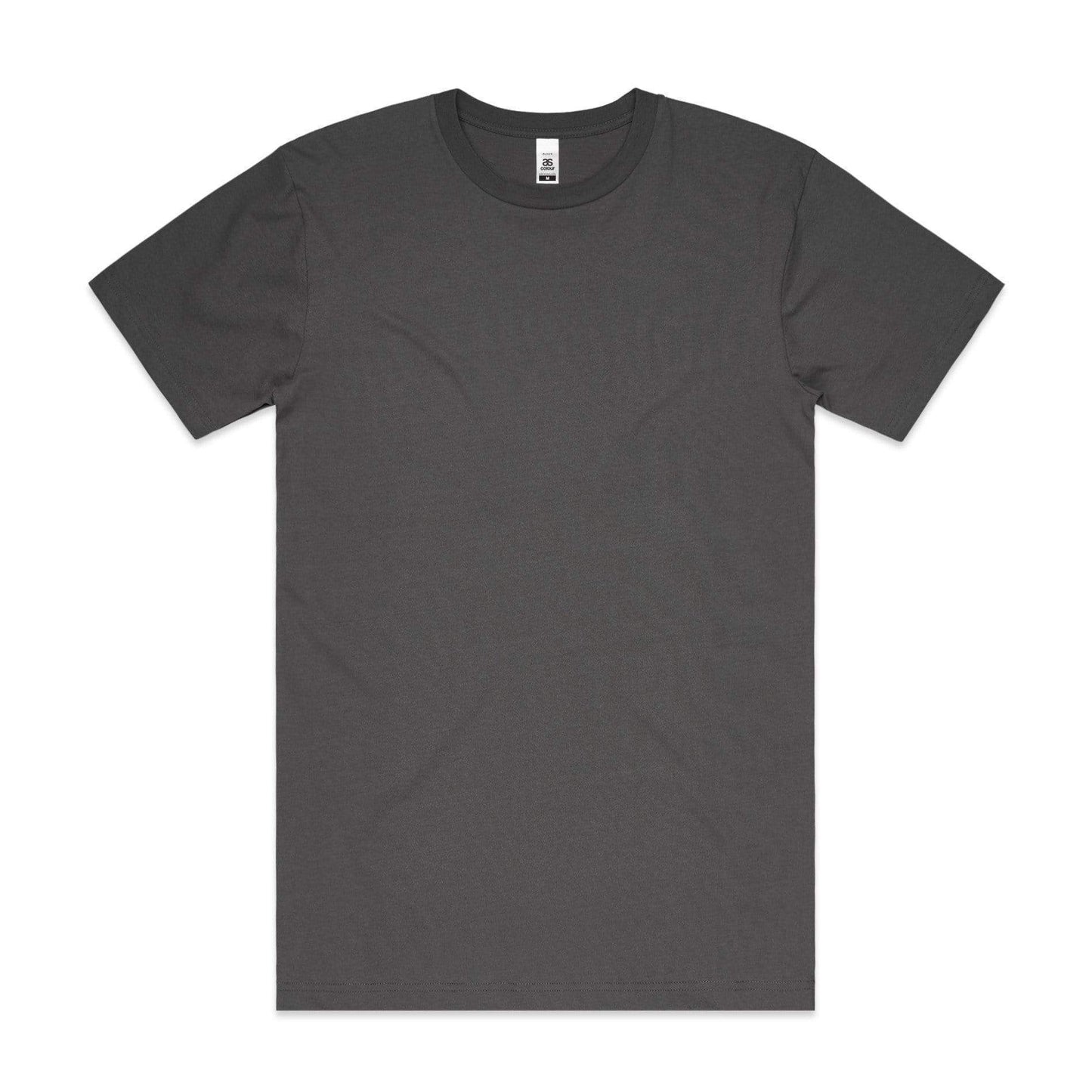 As Colour Men's block T shirt 5050 (No print no sale) Casual Wear As Colour CHARCOAL SML 
