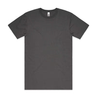 As Colour Men's block T shirt 5050 (No print no sale) Casual Wear As Colour CHARCOAL SML 