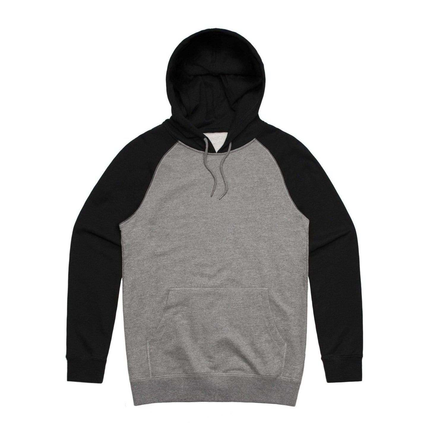 As Colour Men's case hoodie 5205 Casual Wear As Colour STEEL MARLE/BLACK XSM 
