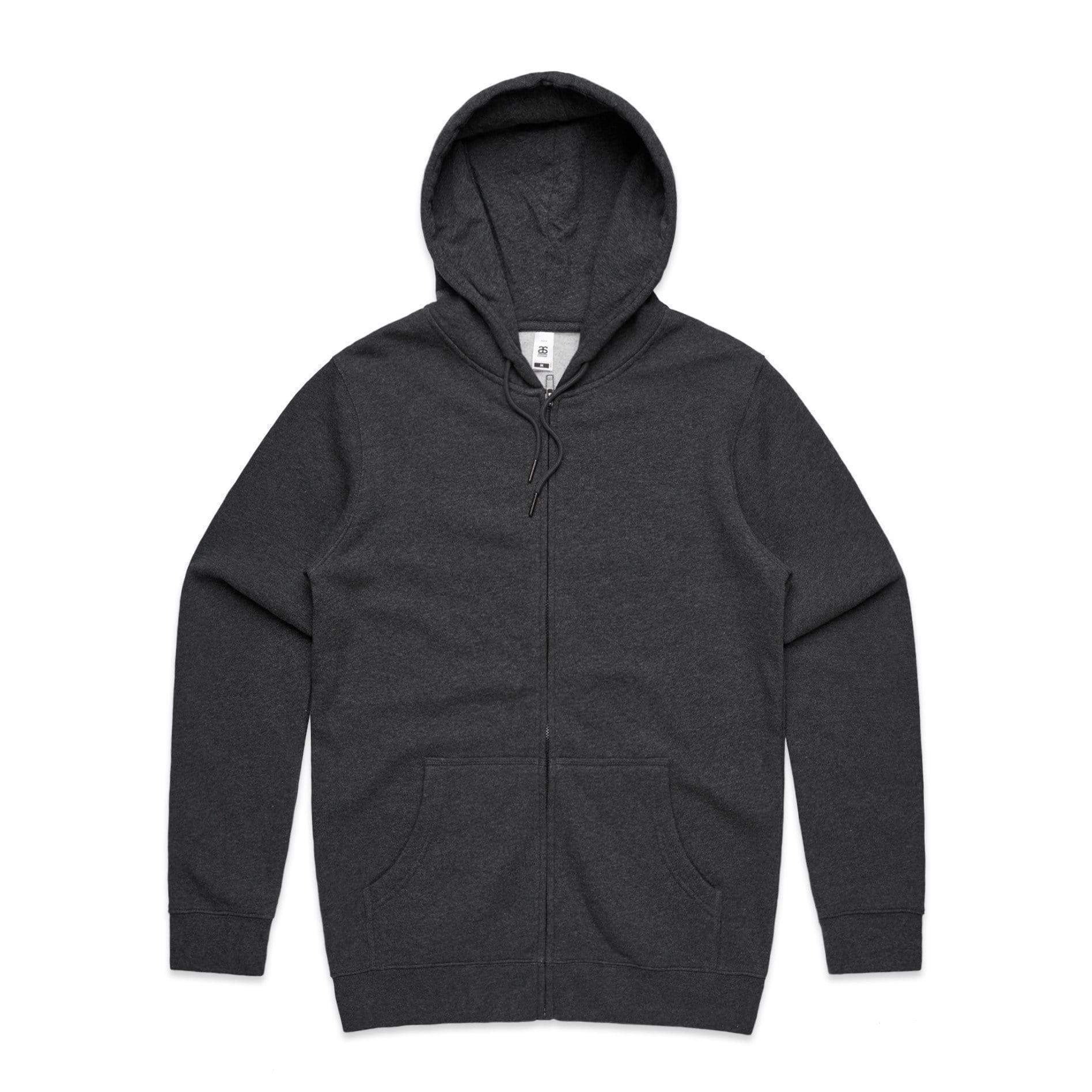 As Colour Men's index zip hoodie 5204 Casual Wear As Colour ASPHALT MARLE XXS 