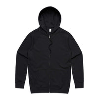 As Colour Men's official zip hoodie 5103 Casual Wear As Colour BLACK XSM 