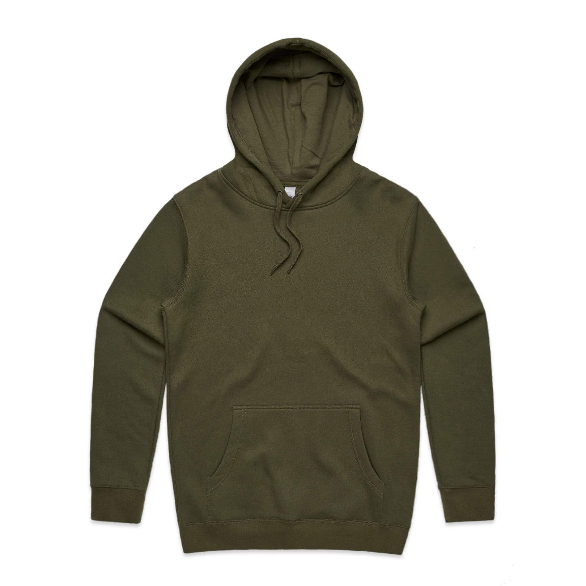 As Colour Men's stencil hoodie 5102 Casual Wear As Colour ARMY XXS 