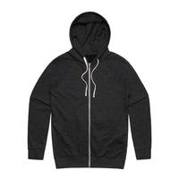 As Colour Men's traction zip hoodie 5107 Casual Wear As Colour ASPHALT MARLE XXS 