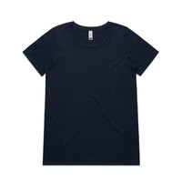 As Colour Women's shallow scoop tee 4011 Casual Wear As Colour NAVY XSM 