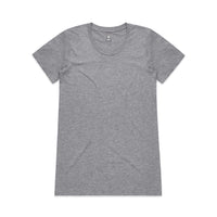 As Colour Women's Wafer tee 4002 Casual Wear As Colour GREY MARLE XSM 