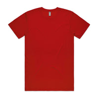 As Colour Men's paper tee 5002 Casual Wear As Colour RED SML 