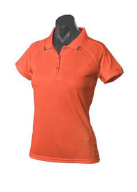 Aussie Pacific Flinders Women's Polo Shirt 2308 Casual Wear Aussie Pacific Orange/Slate 6 