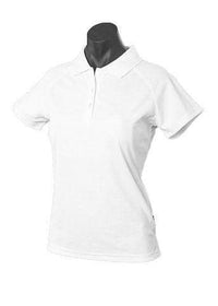 Aussie Pacific Ladies Keira Polo Shirt 2306 Casual Wear Aussie Pacific White 6 