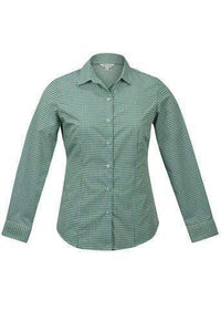 Aussie Pacific Ladies Epsom Long Sleeve Shirt 2907L Corporate Wear Aussie Pacific Emerald 4 