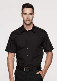 Aussie Pacific Men's Kingswood Short Sleeve Shirt 1910S Corporate Wear Aussie Pacific   