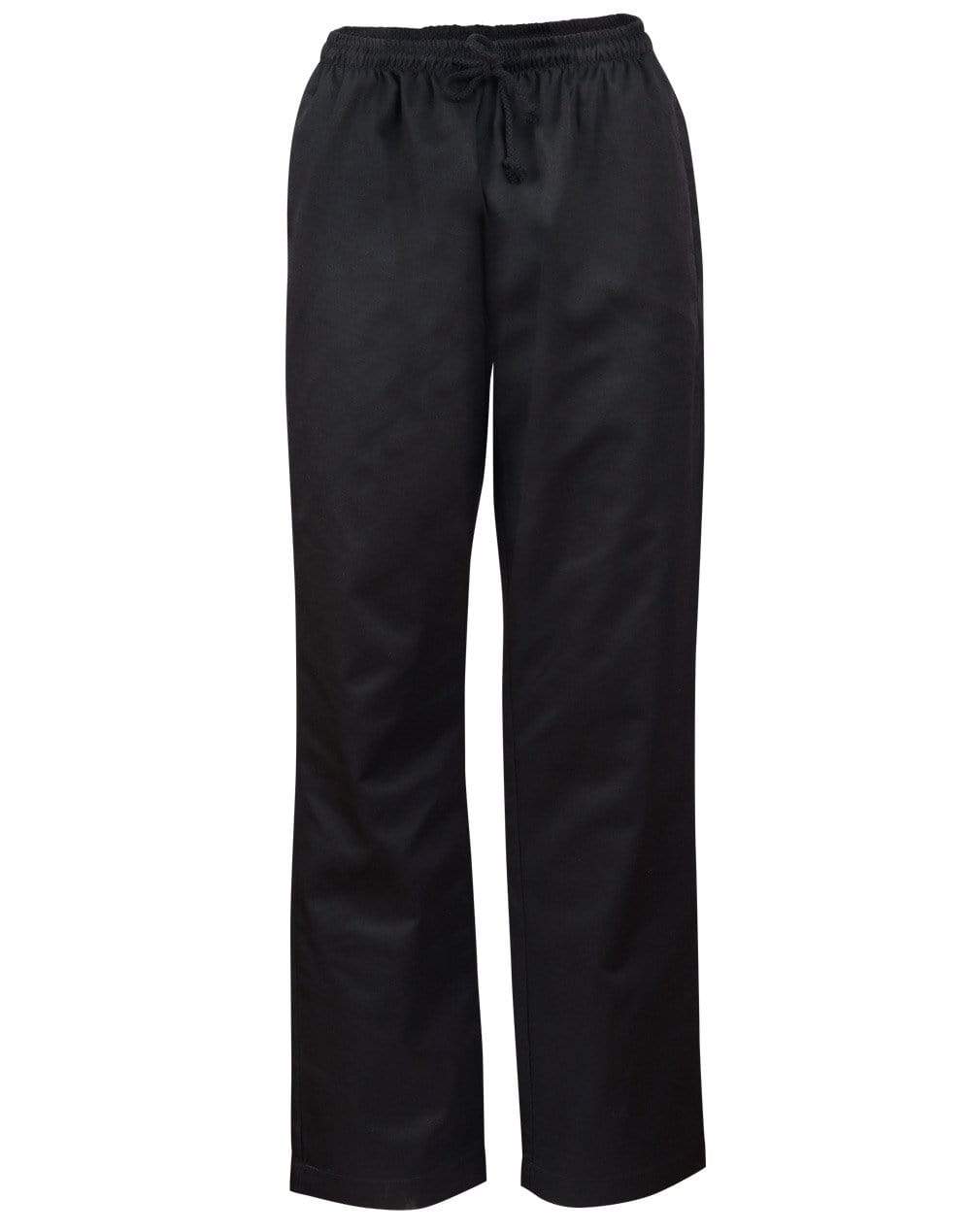 Chef's Pants CP01 Hospitality & Chefwear Australian Industrial Wear XS Black 