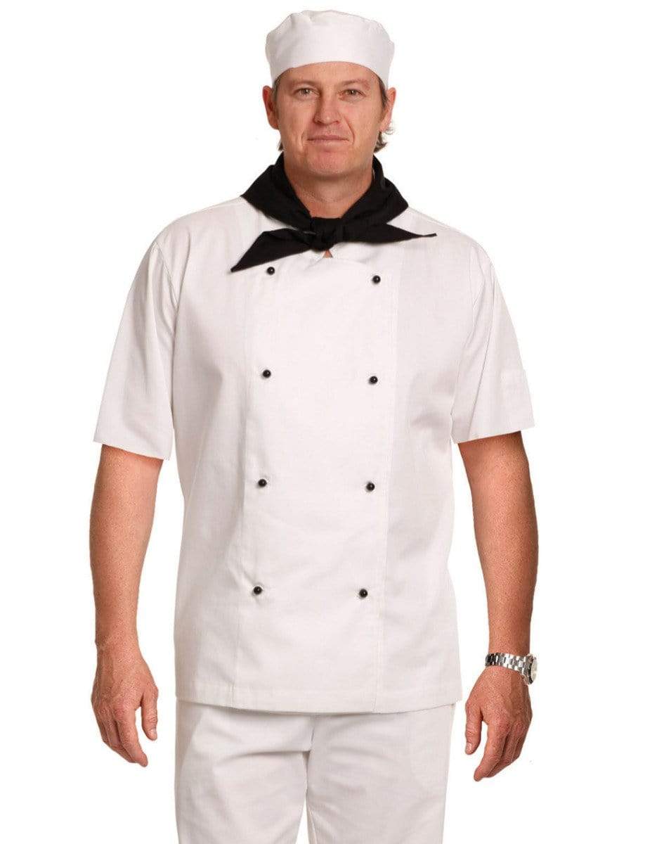 Chef’s Short Sleeve Jacket CJ02 Hospitality & Chefwear Australian Industrial Wear   