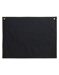 Fitzroy Half Waist Apron M3100 Hospitality & Chefwear Australian Industrial Wear 72cm x 54cm. Black 