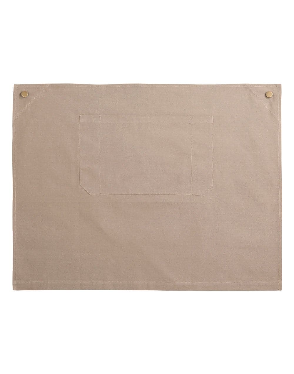 Fitzroy Half Waist Apron M3100 Hospitality & Chefwear Australian Industrial Wear 72cm x 54cm. Khaki 