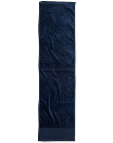 Fitness Towel TW05 Work Wear Australian Industrial Wear 110cm x 30cm Navy 