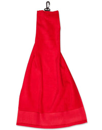 Golf Towel With Hook TW06 Work Wear Australian Industrial Wear 40cm x 65cm Red 