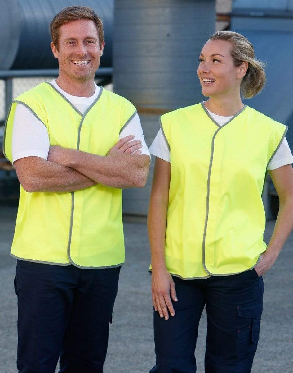 Hi-vis Safety Vest SW02 Work Wear Australian Industrial Wear   