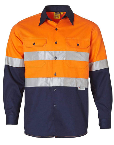 Long Sleeve Safety Shirt SW68 Work Wear Australian Industrial Wear   