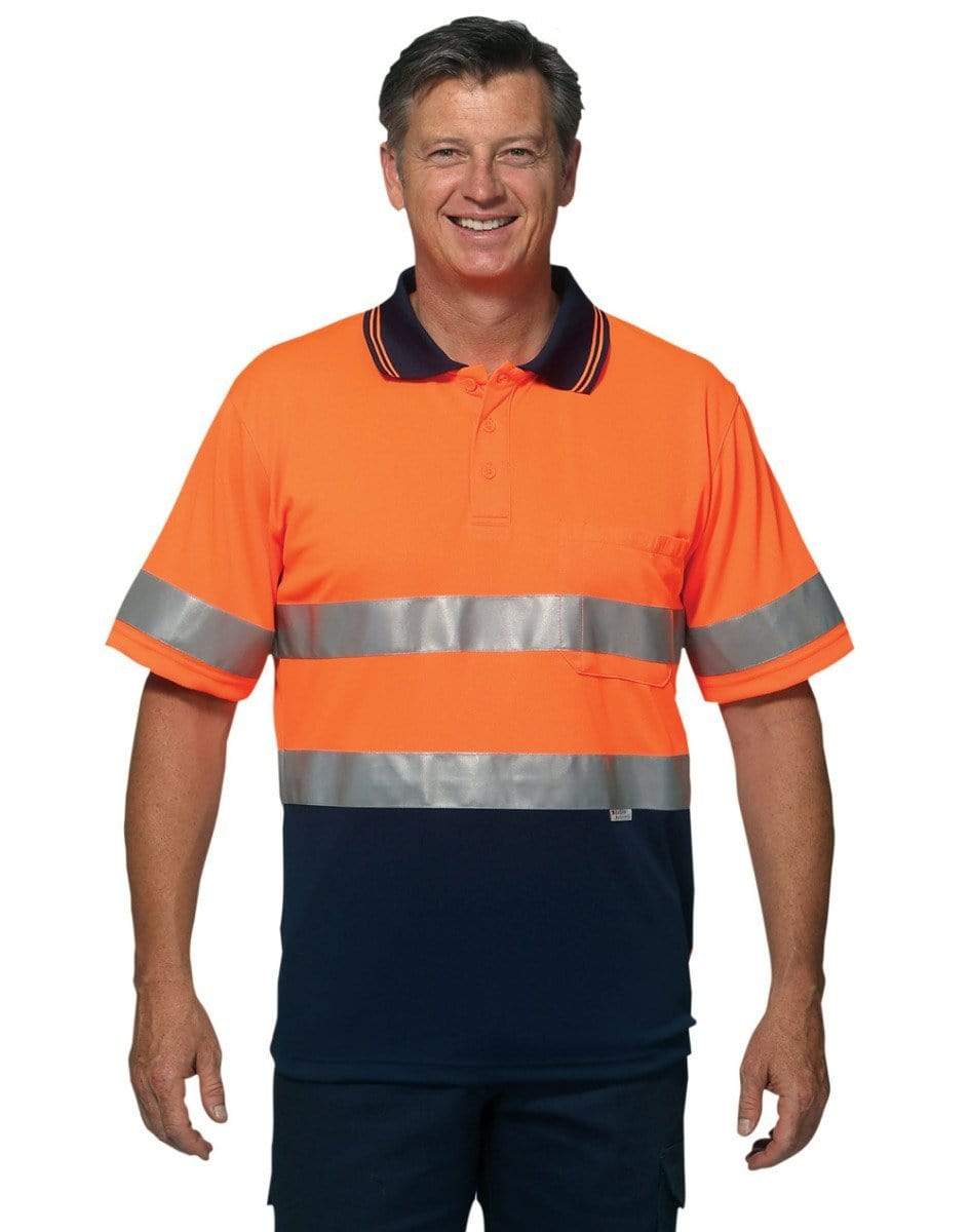 Short Sleeve Safety Polo SW17A Work Wear Australian Industrial Wear   